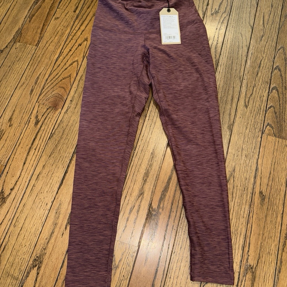 PrAna Kimble 7/8 Legging Flannel Heather Small High Rise‎ Wicking Stretch